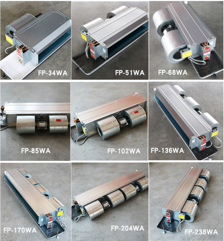 臥式暗裝風(fēng)機(jī)盤管